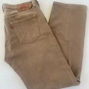 Levi Straight Leg Butter Fly “501.”